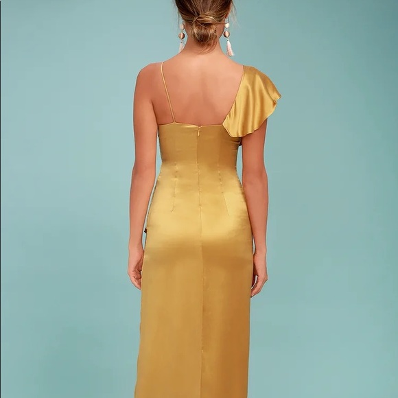 Colony Evita Gold Maxi Dress - Picture 4 of 7